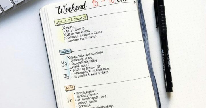 Das Bullet Journal als DIY-Schulplaner (mit Druckvorlagen)